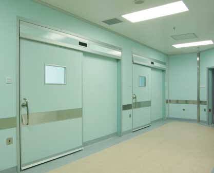 Medical single open air sealing translation door-built-in