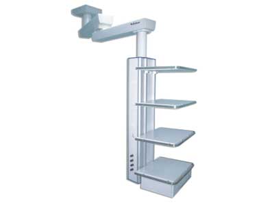 Four layer manual double swing arm hanging tower