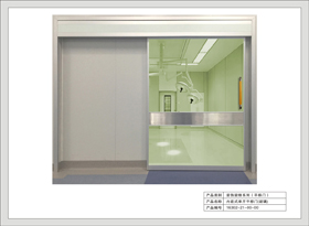 16#内嵌式单开平移门（玻璃）