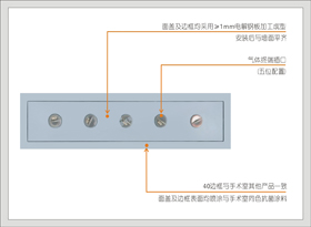 2#34420系列医用气体终端箱(B系列)