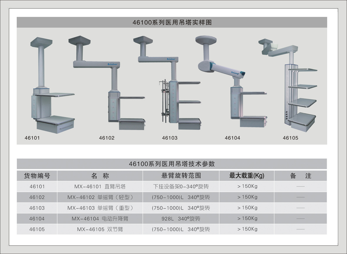 3#MX-46103医用单摇臂吊塔