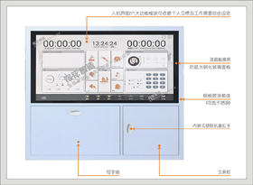 8#43204-02医用液晶控制箱(带写字板及文具柜)