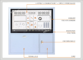 4#43202-02中央情报面板(带写字板及文具柜)