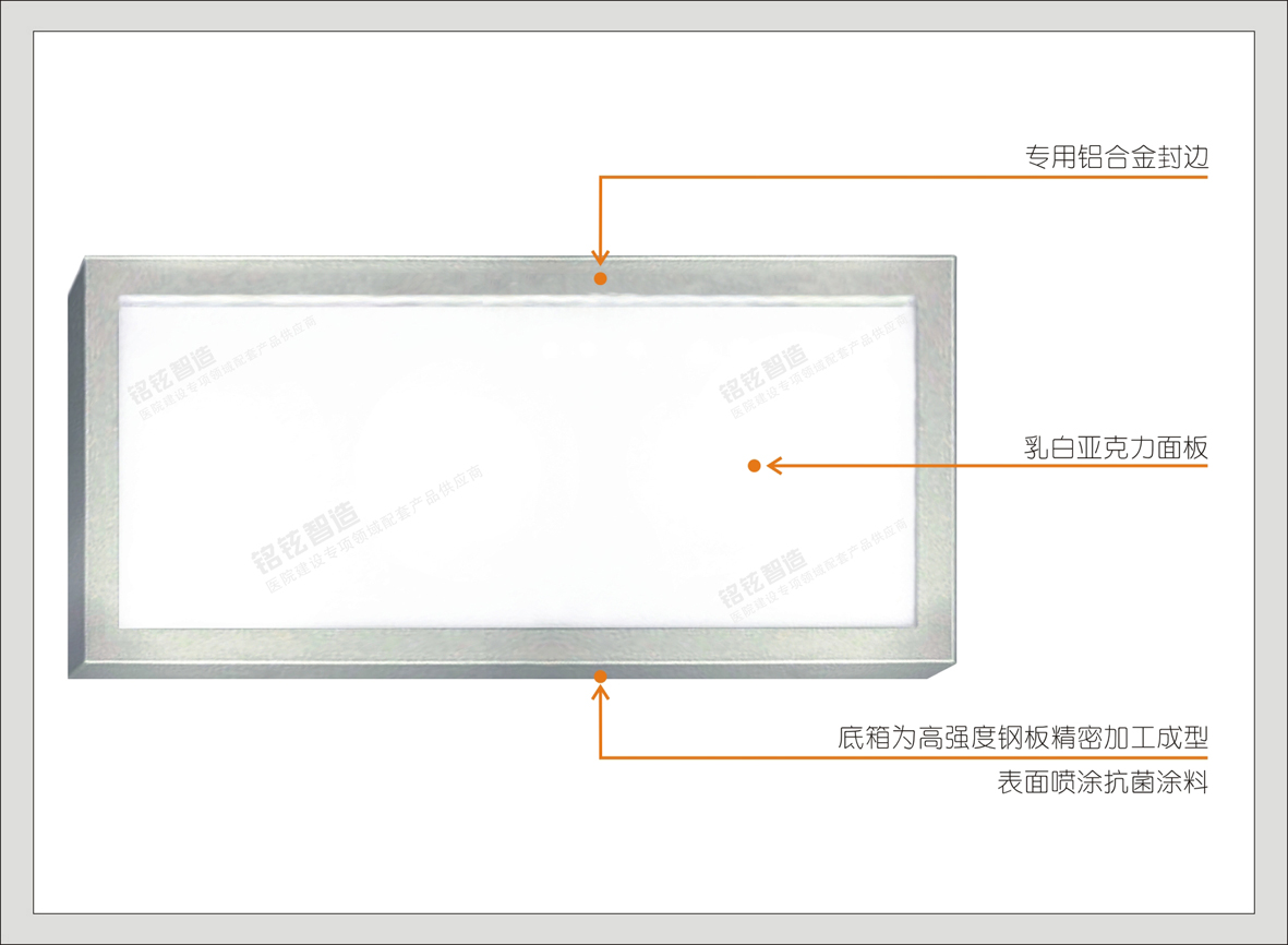 2#51400系列底发光LED气密封灯具